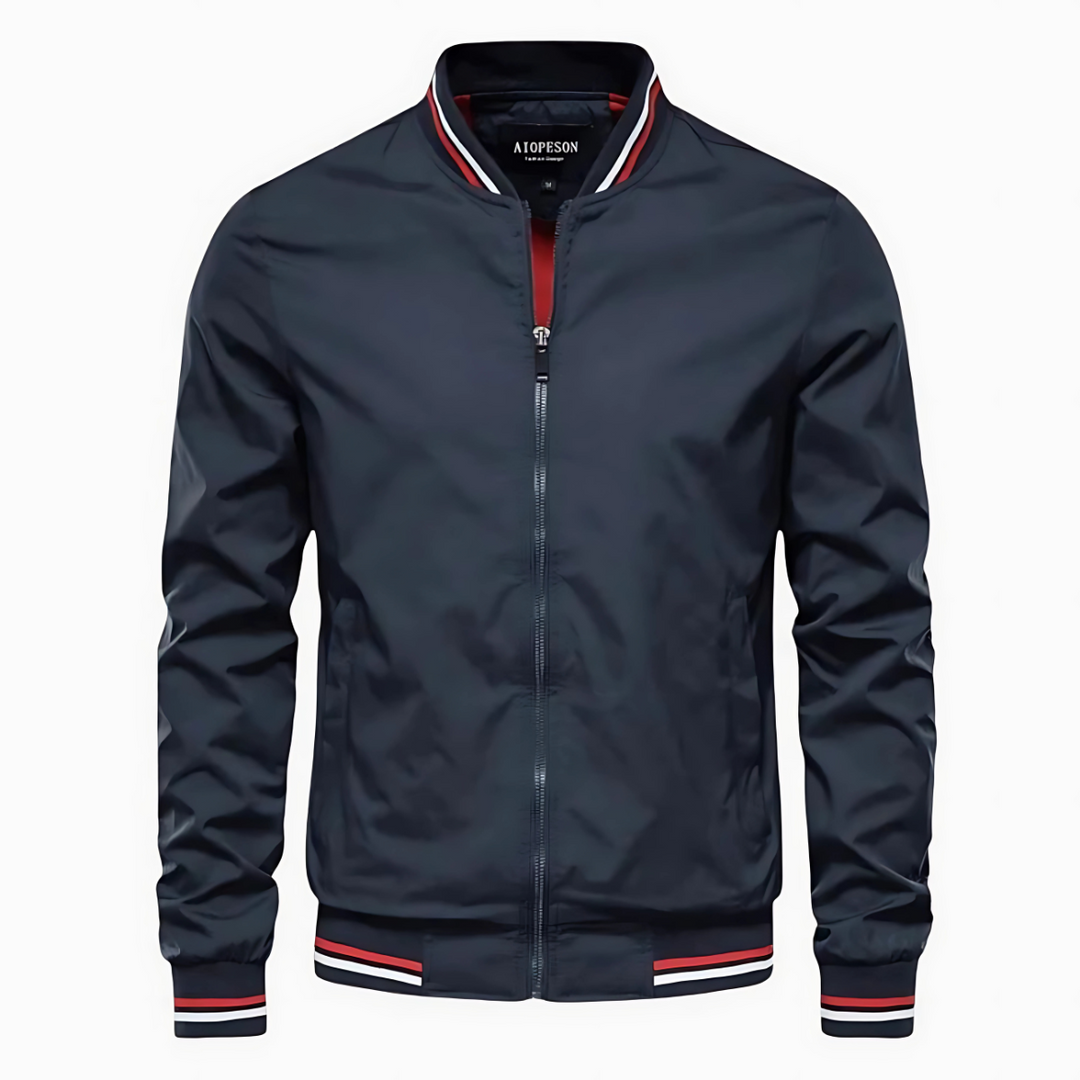 Maverick™ - Stilfull Randig Bomberjacka