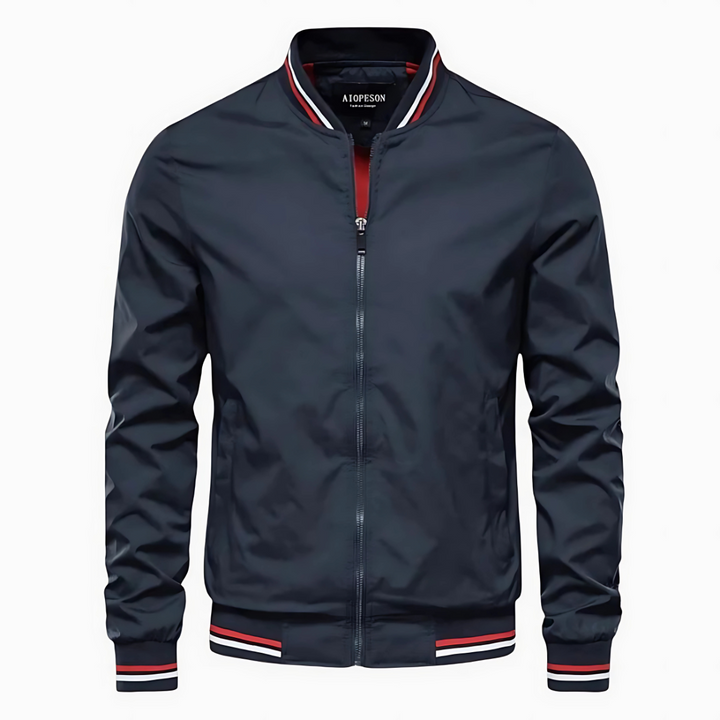 Maverick™ - Stilfull Randig Bomberjacka