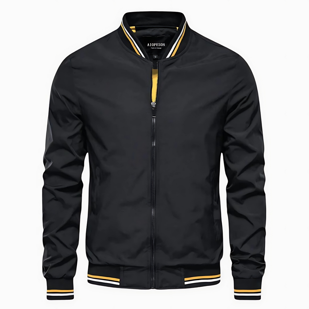 Maverick™ - Stilfull Randig Bomberjacka