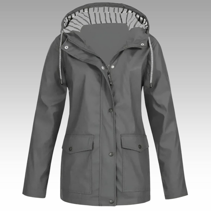 Therese™ - Vattentät Jacka - Elegant Design & Ultralätt Komfort för Alla Väder