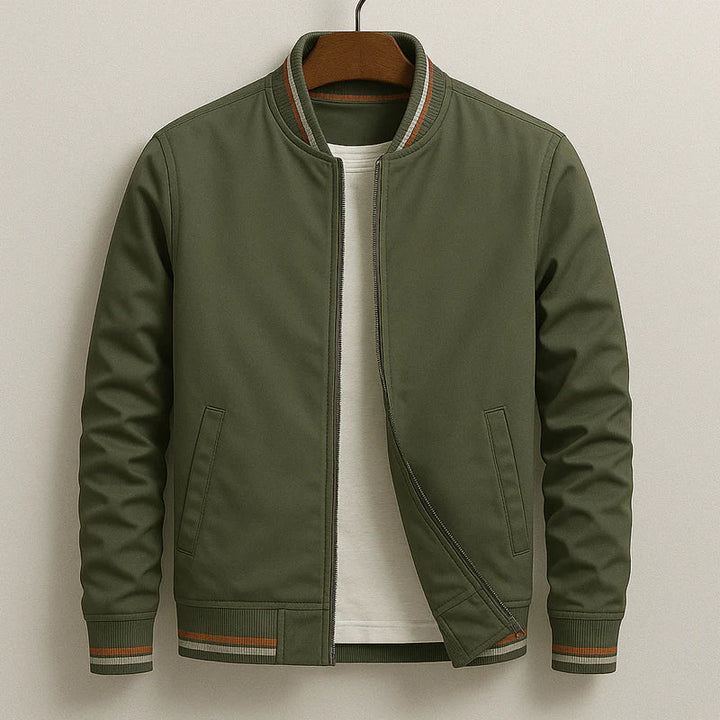 Maverick™ - Stilfull Randig Bomberjacka